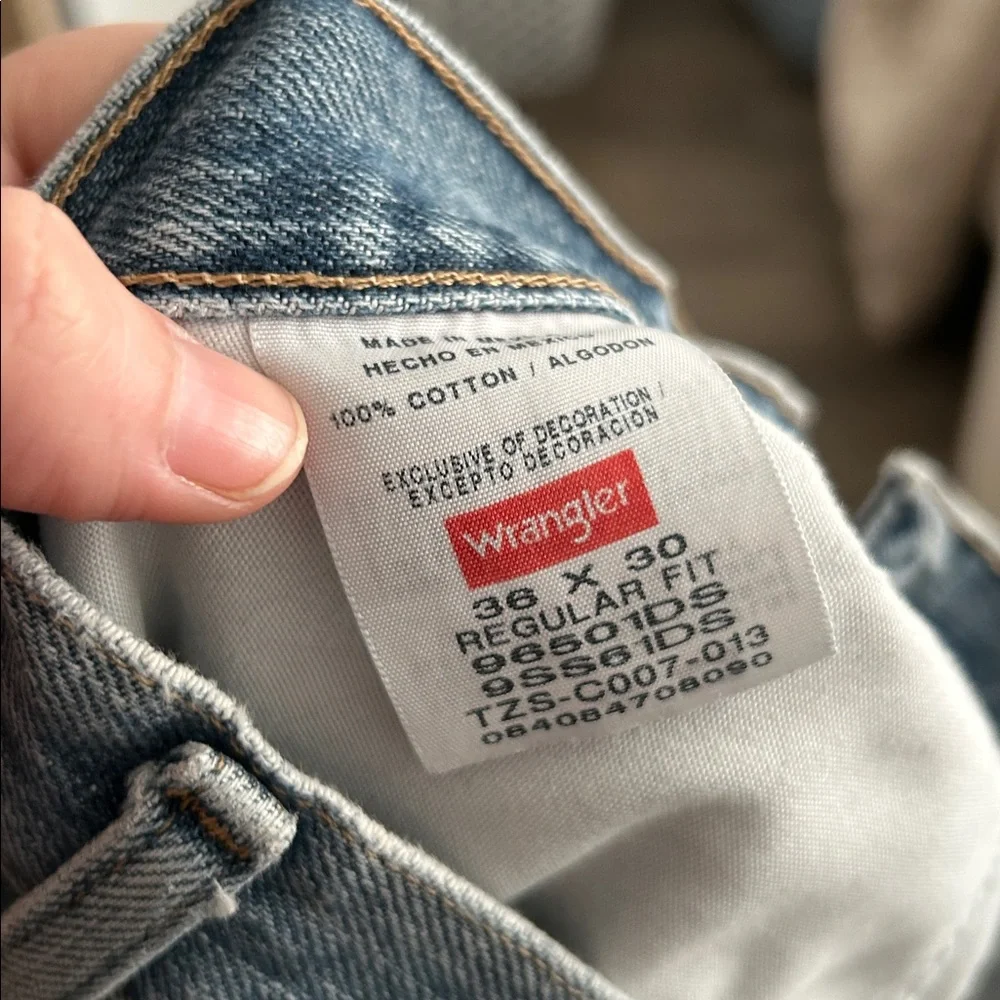 Wrangler Blue Regular‎ Fit Jeans for Men